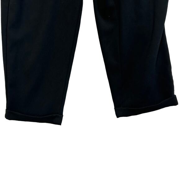 Marine Layer Alexa Crepe Jumpsuit Women's Sz S Black Elastic Waist V Neck Casual - Picture 4 of 9